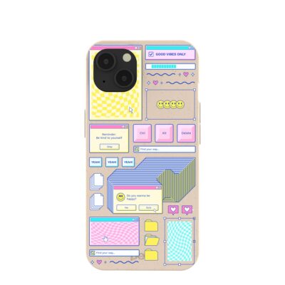 Seashell 2000s Desktop iPhone 13 Case