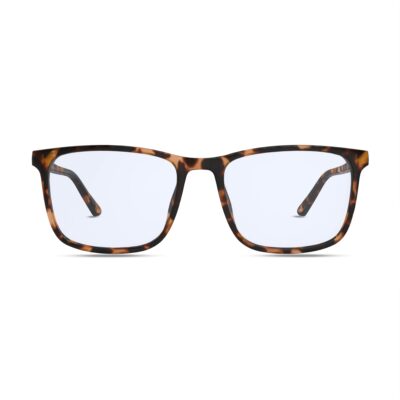 The Architect Blue Light Glasses in Brown Tortoise