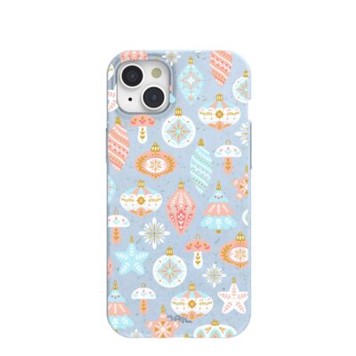 Powder Blue Bauble Blues iPhone 15 Plus Case