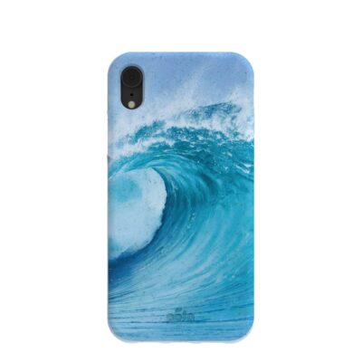 Powder Blue Big Wave iPhone XR Case