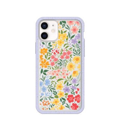 Clear Blooming Wild iPhone 12 Mini Case With Lavender Ridge