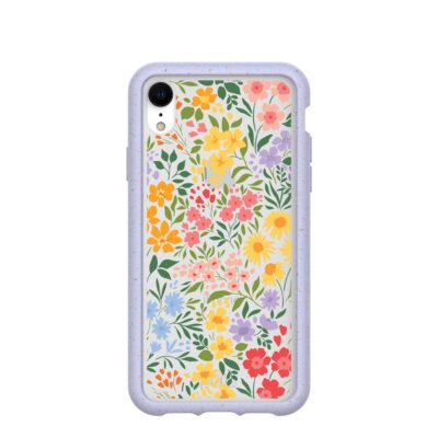 Clear Blooming Wild iPhone XR Case With Lavender Ridge