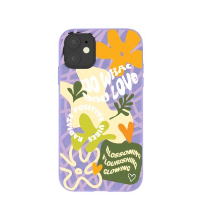 Lavender Blossoming Minds iPhone 11 Case