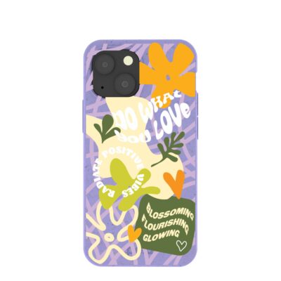 Lavender Blossoming Minds iPhone 13 Mini Case