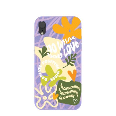 Lavender Blossoming Minds iPhone XR Case