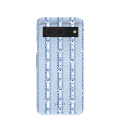 Powder Blue Bows and Blossoms Google Pixel 8 Case