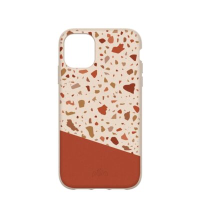 Seashell Clay Terrazzo iPhone 11 Case