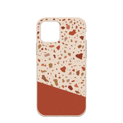 Seashell Clay Terrazzo iPhone 12/ iPhone 12 Pro Case