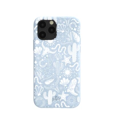 Powder Blue Coastal Rodeo iPhone 11 Pro Case