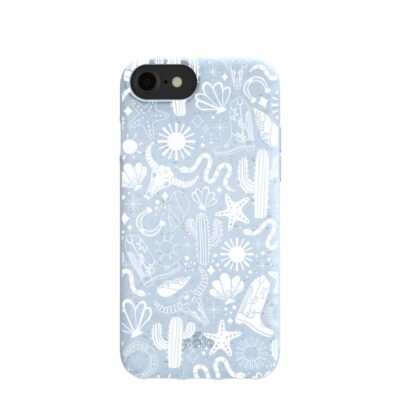 Powder Blue Coastal Rodeo iPhone 6/6s/7/8/SE Case