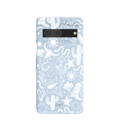 Powder Blue Coastal Rodeo Google Pixel 7 Case