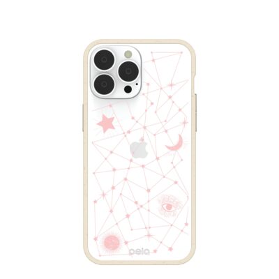 Clear Cosmic Wonder iPhone 13 Pro Max Case With London Fog Ridge