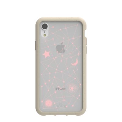 Clear Cosmic Wonder iPhone XR Case With London Fog Ridge