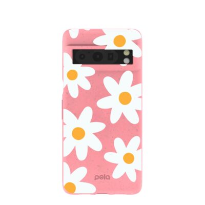 Bubblegum Pink Daisy Google Pixel 8 Pro Case