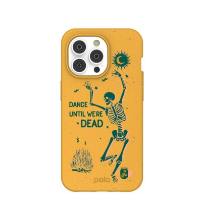 Honey Dancing Skeleton iPhone 14 Pro Case