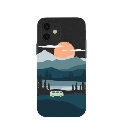 Black Digital Nomad iPhone 12/ iPhone 12 Pro Case