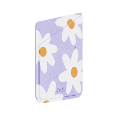 Daisy Lavender Phone Case Card Holder 