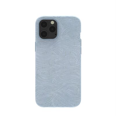 Powder Blue Ebb and Flow iPhone 12 Pro Max Case