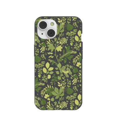 Black Evergreen iPhone 14 Case