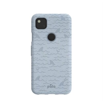 Powder Blue Fin Google Pixel 4a Case