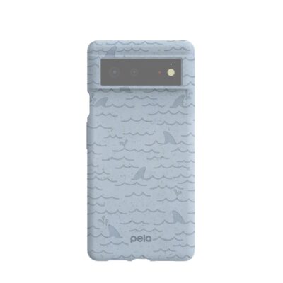 Powder Blue Fin Google Pixel 6 Case