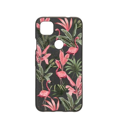 Black Flamingo Party Google Pixel 4a Case