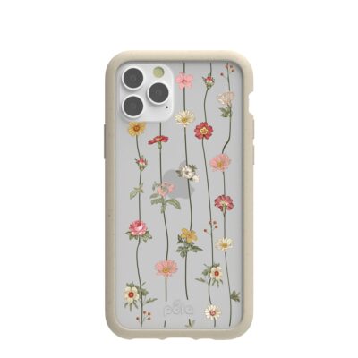 Clear Floral Vines iPhone 11 Pro Case With London Fog Ridge