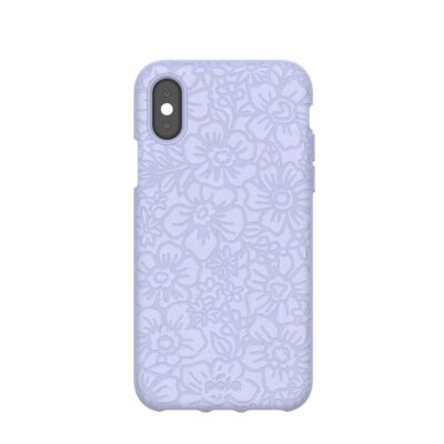 Lavender Flowerbed iPhone X Case