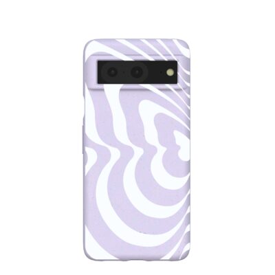 Lavender Flutter Left Google Pixel 8 Case