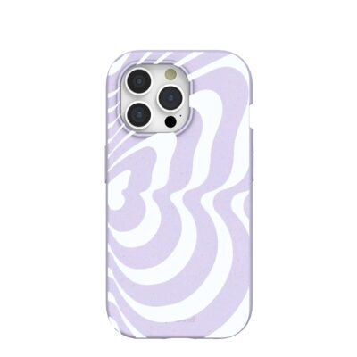 Lavender Flutter Right iPhone 15 Pro Case