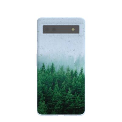 Powder Blue Forest Mist Google Pixel 6a Case