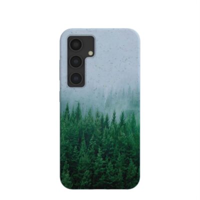 Powder Blue Forest Mist Samsung Galaxy S24 Case