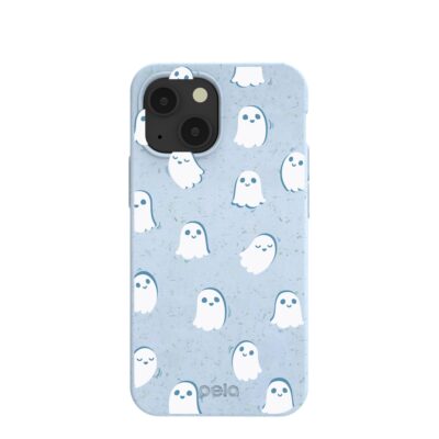 Powder Blue Ghostly iPhone 13 Mini Case