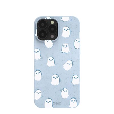 Powder Blue Ghostly iPhone 13 Pro Max Case