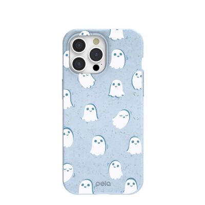 Powder Blue Ghostly iPhone 15 Pro Max Case