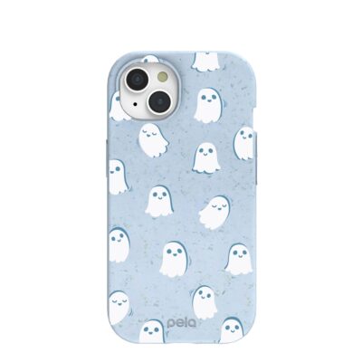 Powder Blue Ghostly iPhone 15 Case