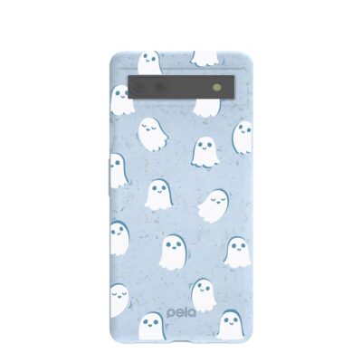 Powder Blue Ghostly Google Pixel 6a Case