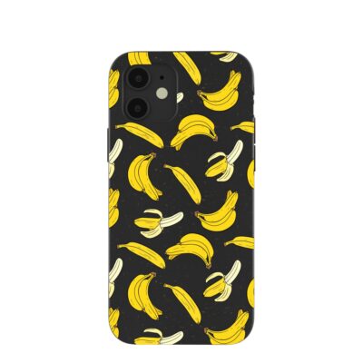 Black Go Bananas iPhone 12/ iPhone 12 Pro Case