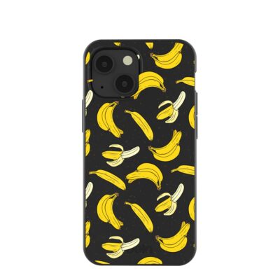 Black Go Bananas iPhone 13 Mini Case