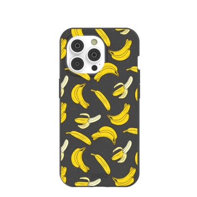 Black Go Bananas iPhone 14 Pro Case