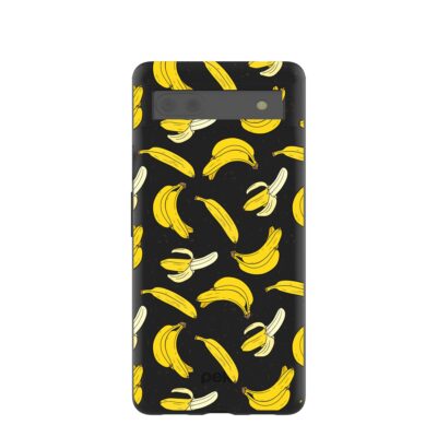 Black Go Bananas Google Pixel 6a Case