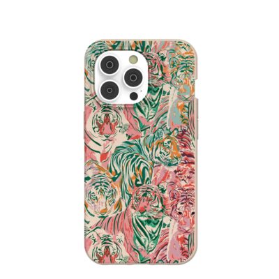 Seashell Hidden Tigers iPhone 14 Pro Case