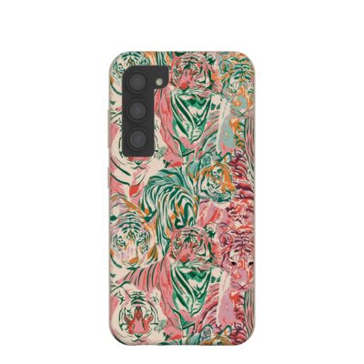 Seashell Hidden Tigers Samsung Galaxy S23 Case