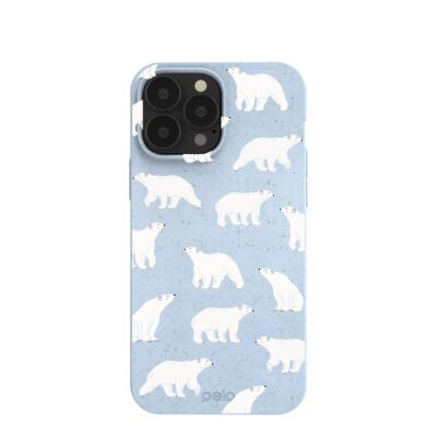 Powder Blue Ice Bears iPhone 13 Pro Max Case