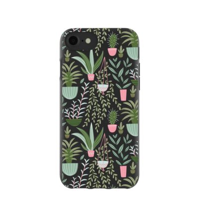 Black Indoor Garden iPhone 6/6s/7/8/SE Case