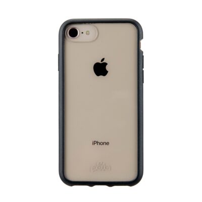 Clear iPhone 6/6s/7/8/SE Case with Black Ridge