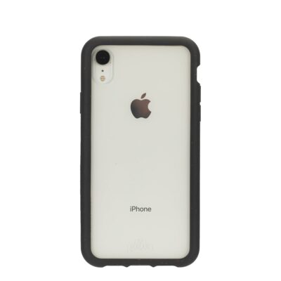 Clear iPhone XR Case with Black Ridge