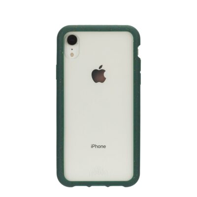 Clear iPhone XR Case with Green Ridge