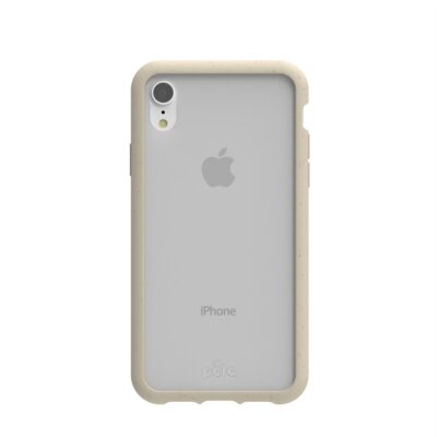 Clear iPhone XR Case with London Fog Ridge