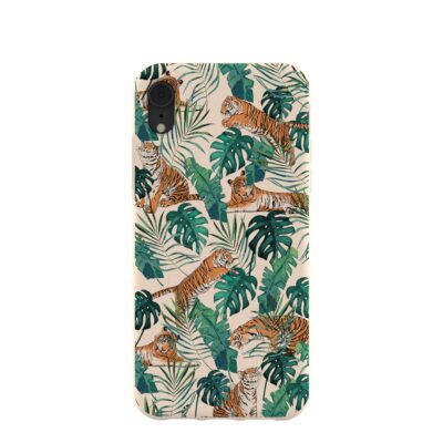 Seashell Jungle Tigers iPhone XR Case